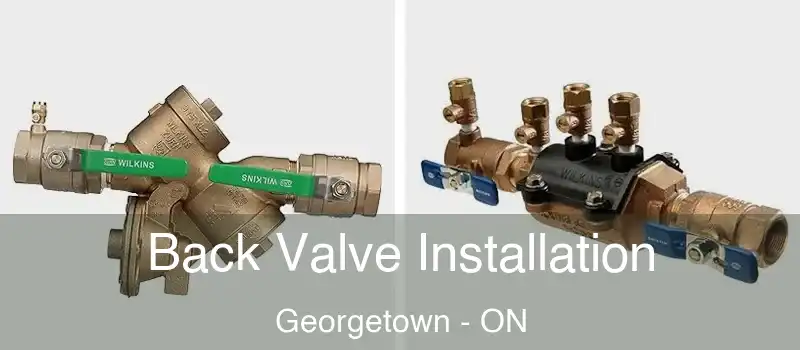  Back Valve Installation Georgetown - ON